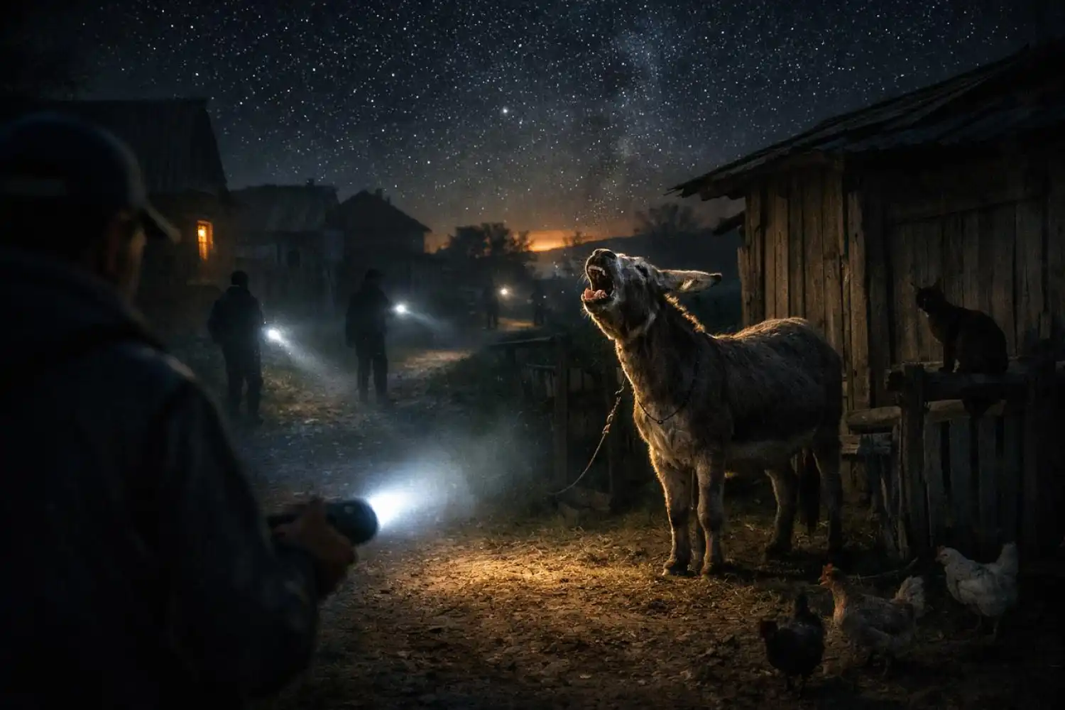 Кімнің есінде… фонарикпен жүрген ауыл?