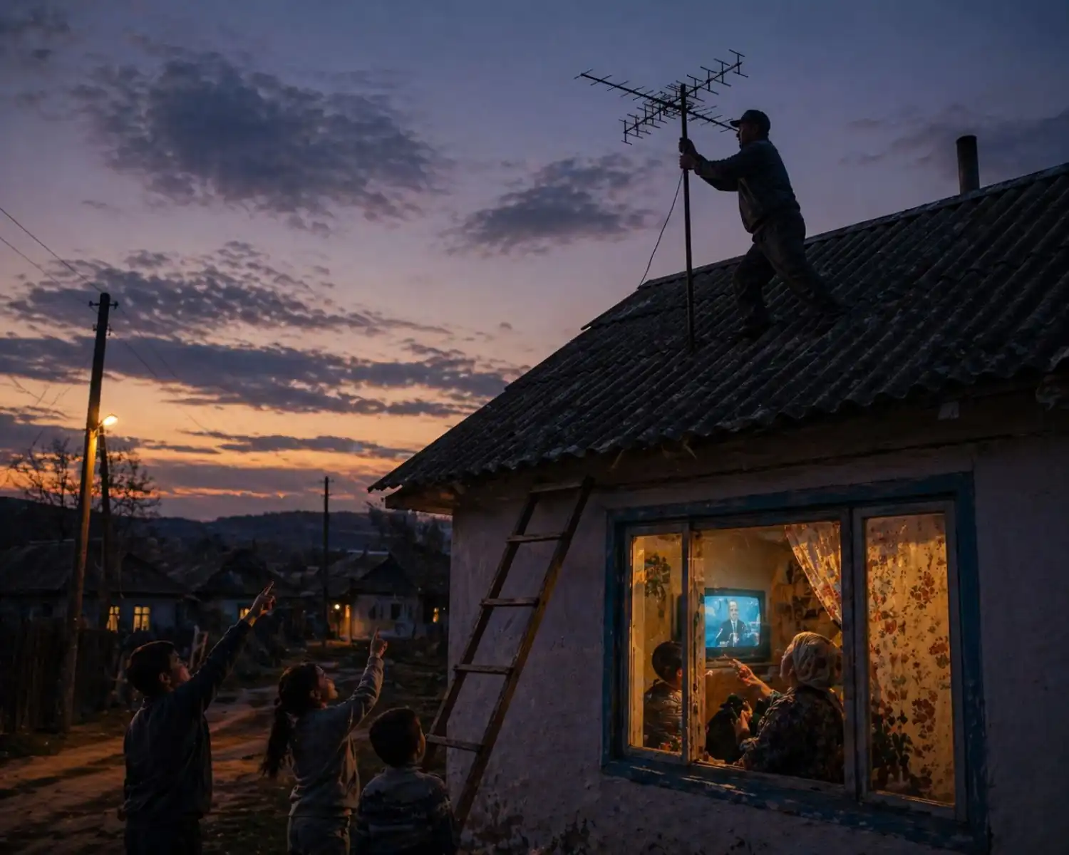 Кімнің есінде… шатырдағы антенна?