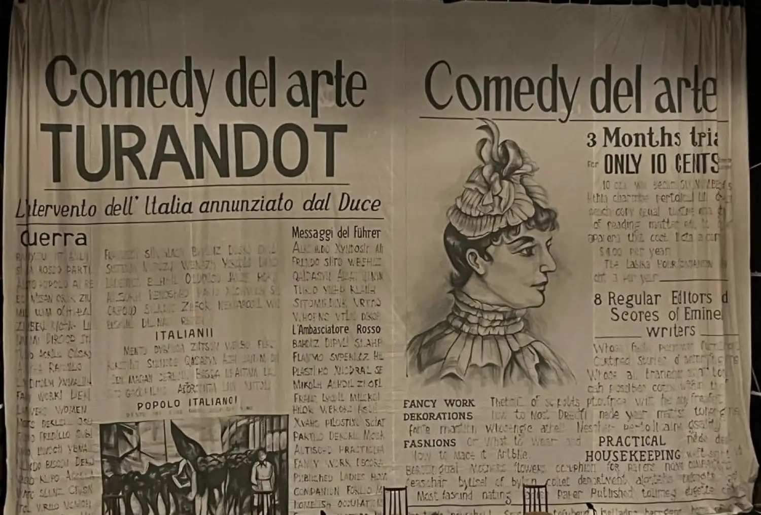 Карло Гоцци Мирас Әбілдің аудармасында: L’amore delle tre melarance прологынан үзінді