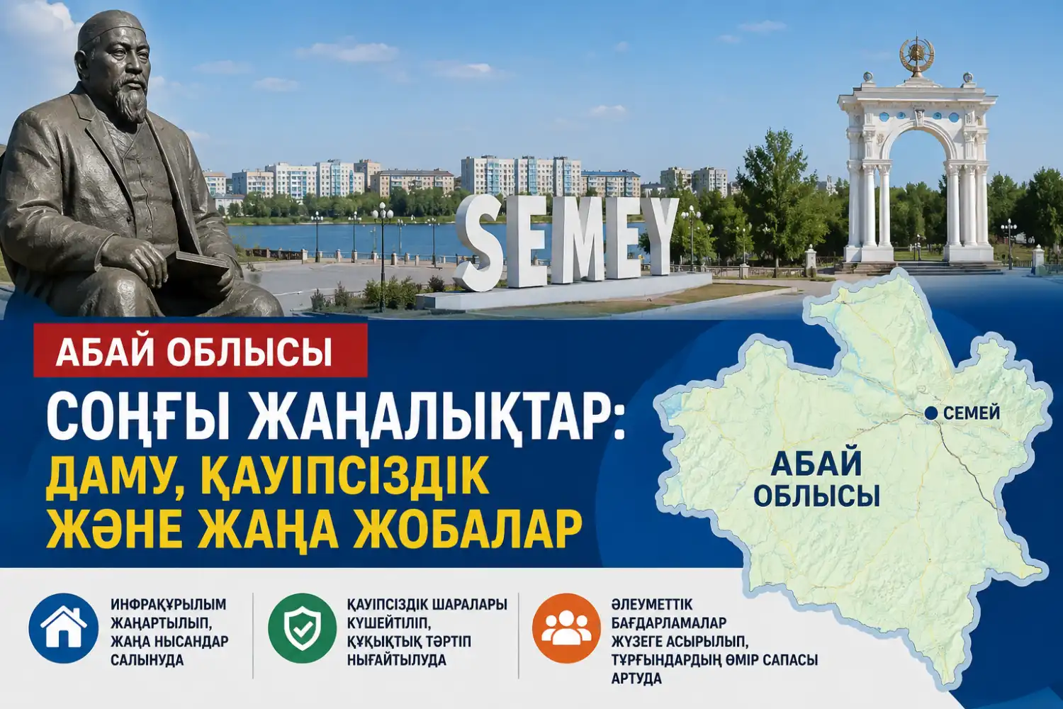 Семейде миллиардтар бөлінді: Абай облысында қандай өзгерістер басталып жатыр?